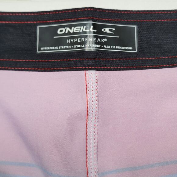 NWT O'Neill Hyperfreak Heat Stripe Boardshorts - Picture 2 of 7